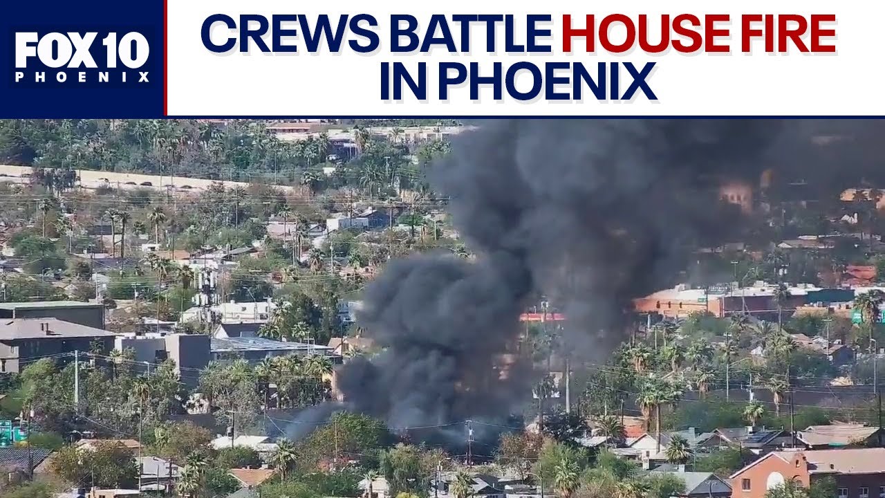 Phoenix house fire near 12th and Roosevelt streets