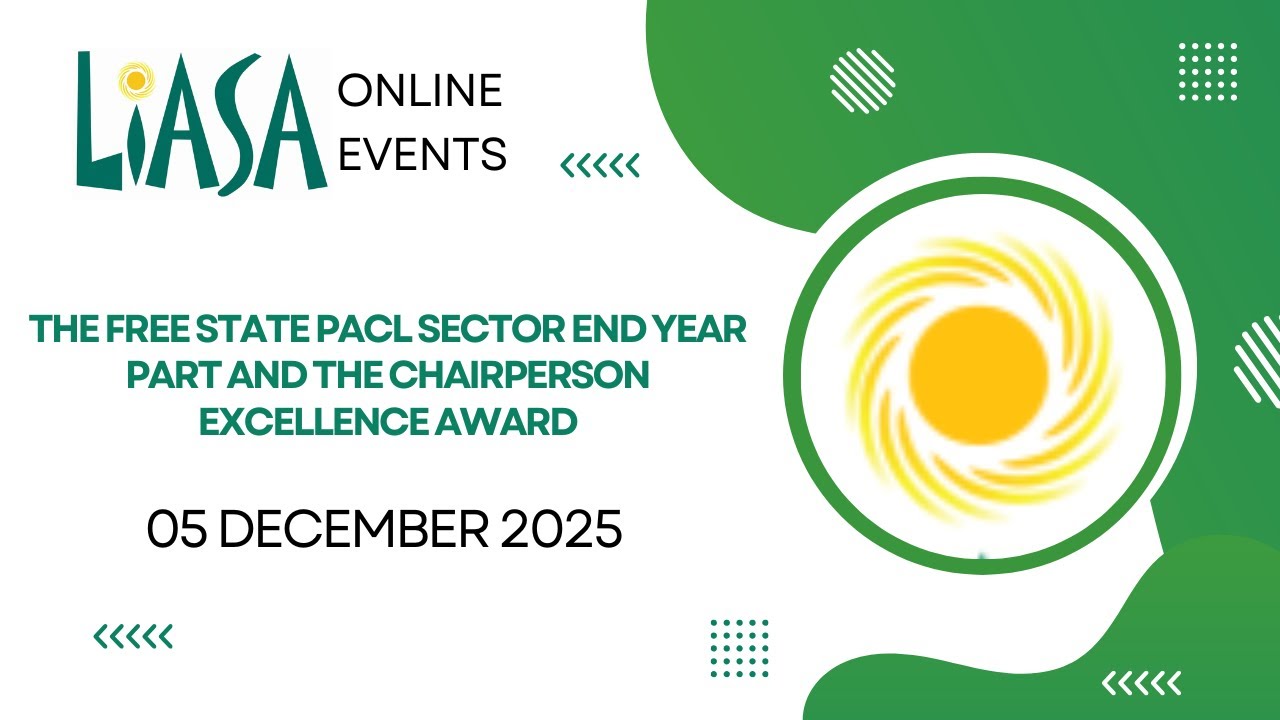 The Free State PACL Sector End Year Part and The Chairperson Excellence Award - 05 December 2025