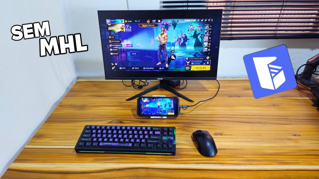 MOBILADOR NO MONITOR SEM MHL COM CABO LD39 - Ficou Perfeito!