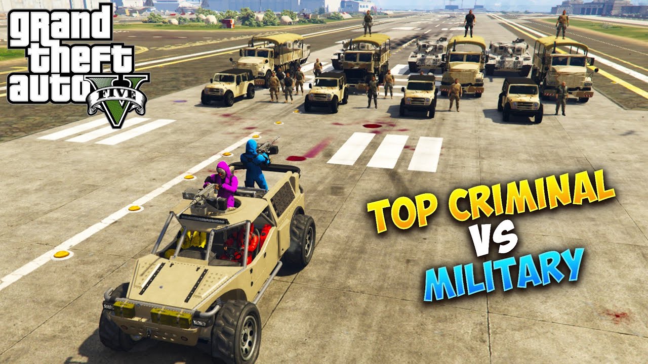 Top Criminal Vs Military || GTA X Free Fire || GTA 5 Tamil
