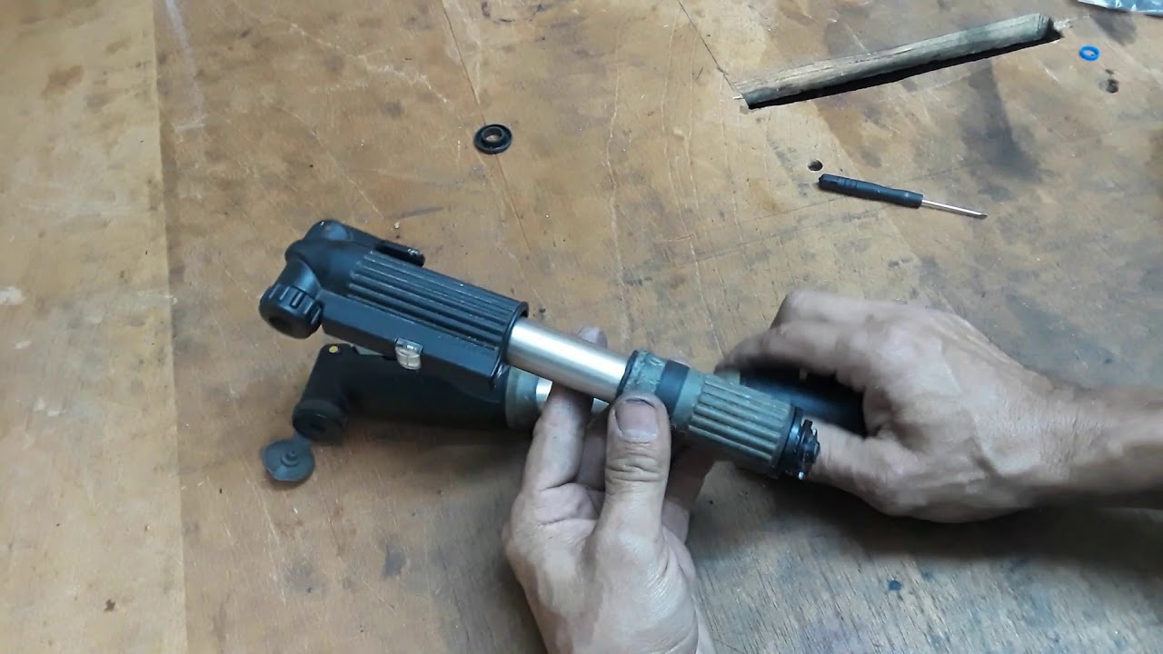 Reparacion, mantenimiento y uso de bomba para inflar cauchos de bicicletas.