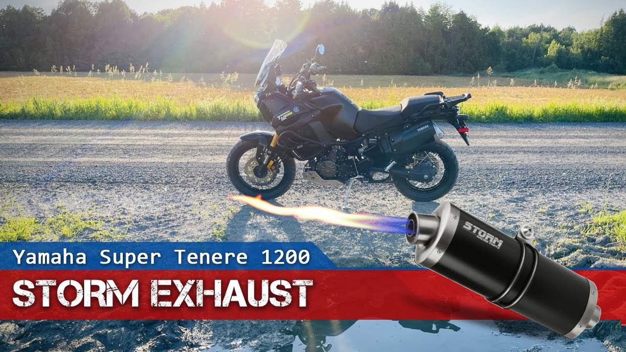 Storm Exhaust on Yamaha Super Tenere 1200