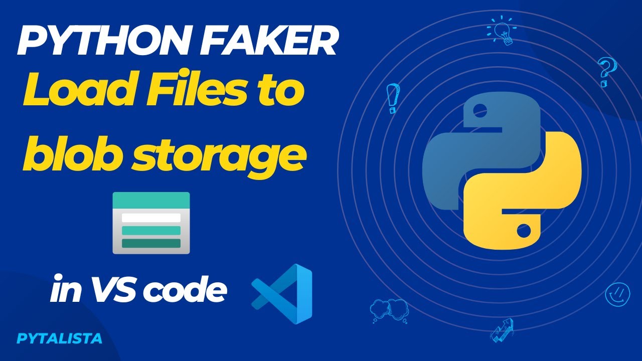 How to upload fake data to azure storage