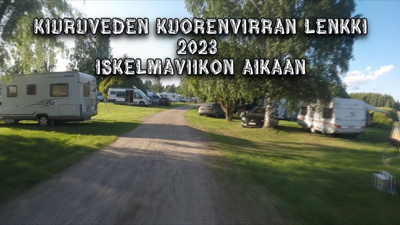 Kiuruveden Kuorenvirran lenkki 2023 Iskelmäviikon aikaan.