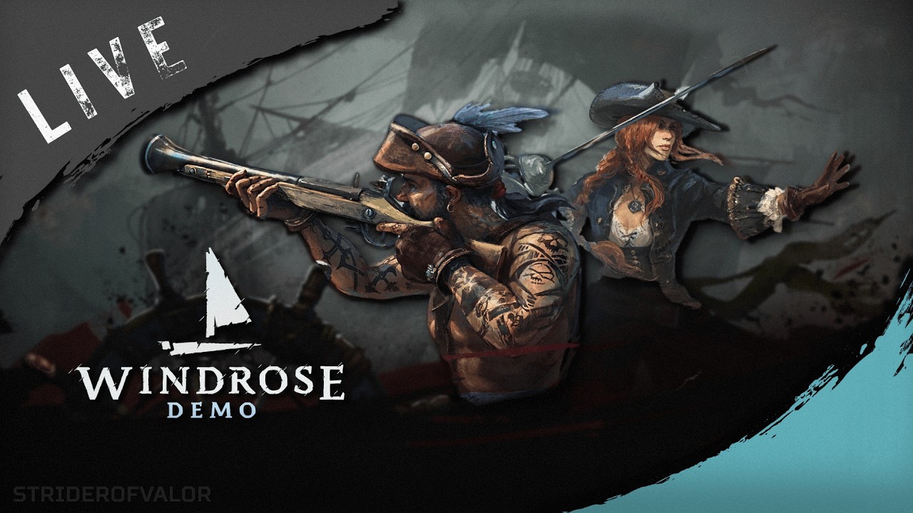 🔴LIVE - To the Seas in the Windrose Demo! | First Playthrough