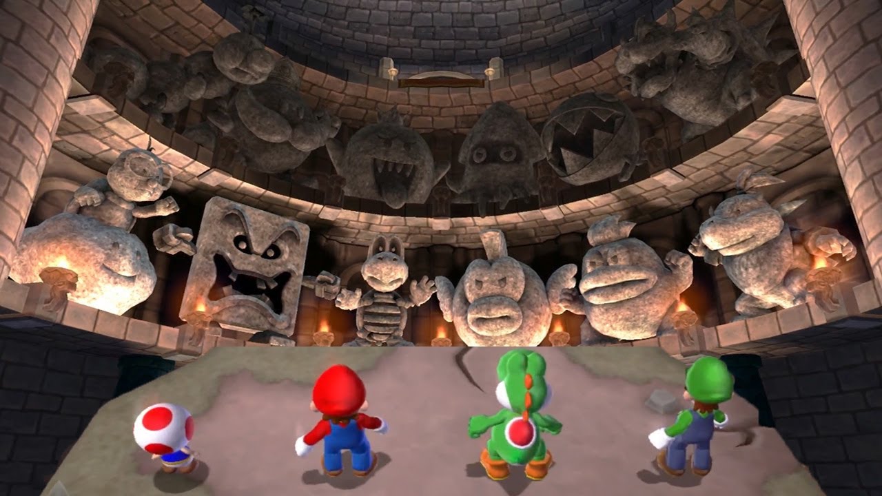 Toad vs Mario vs Yoshi vs Luigi - All Boss Mario Party 9