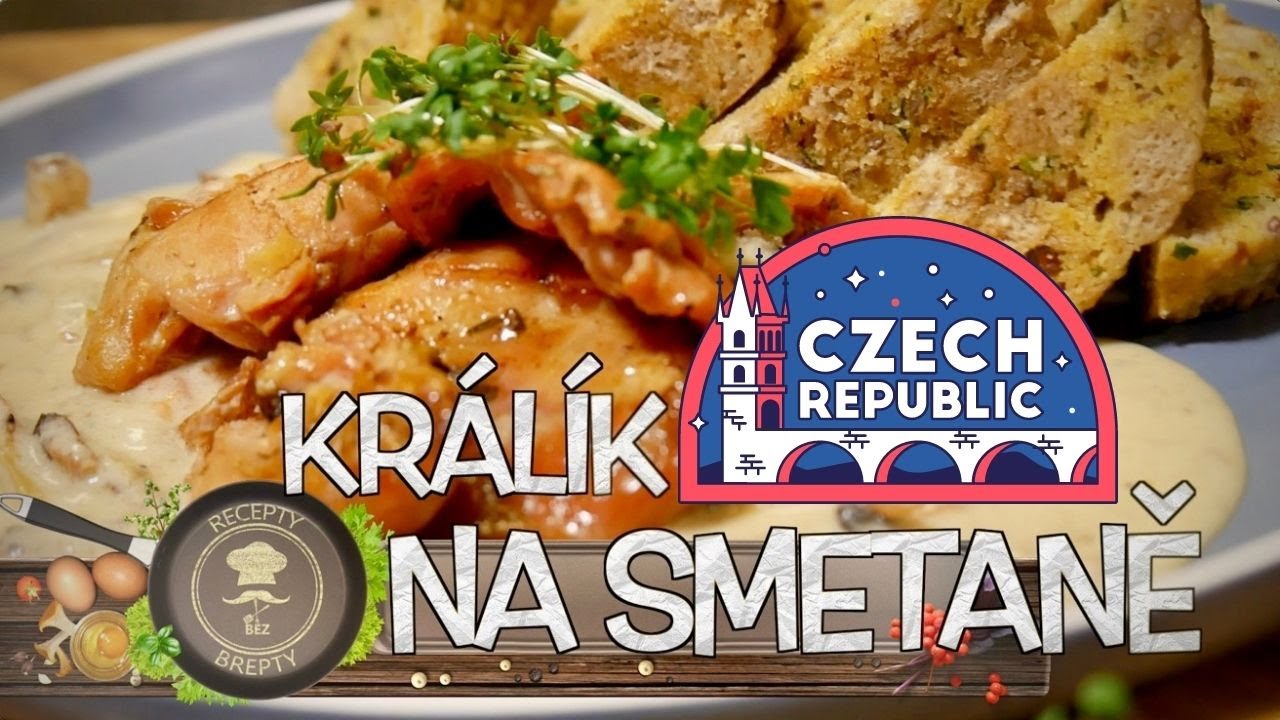 KRÁLÍK NA SMETANĚ! Jako bonus recept na skvělé knedlíky se slaninou!