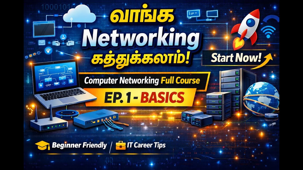 வாங்க Networking கத்துக்கலாம் 💻 | Computer Networking Full Course | Ep. 1