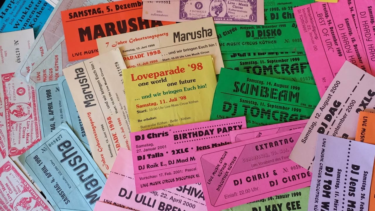Live Music Circus Köthen Dj Chris and Dj Clayde 08.08.1998