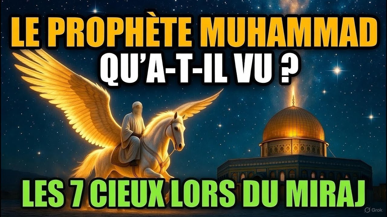 Ce que le Prophète ﷺ a VU dans les 7 Cieux… Tu vas Pleurer d’Émotion 😭🤲 Mi’raj (Récit Complet 2026)