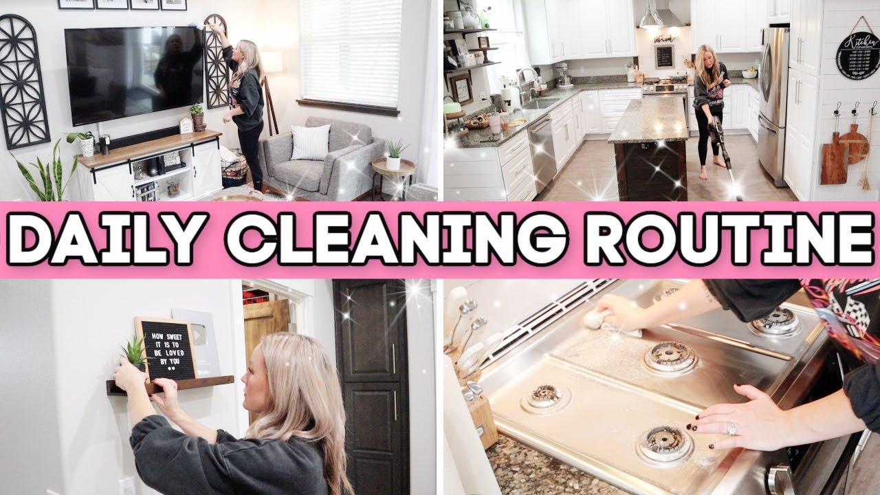 DAILY CLEANING ROUTINE // Clean With Me // Winter 2021