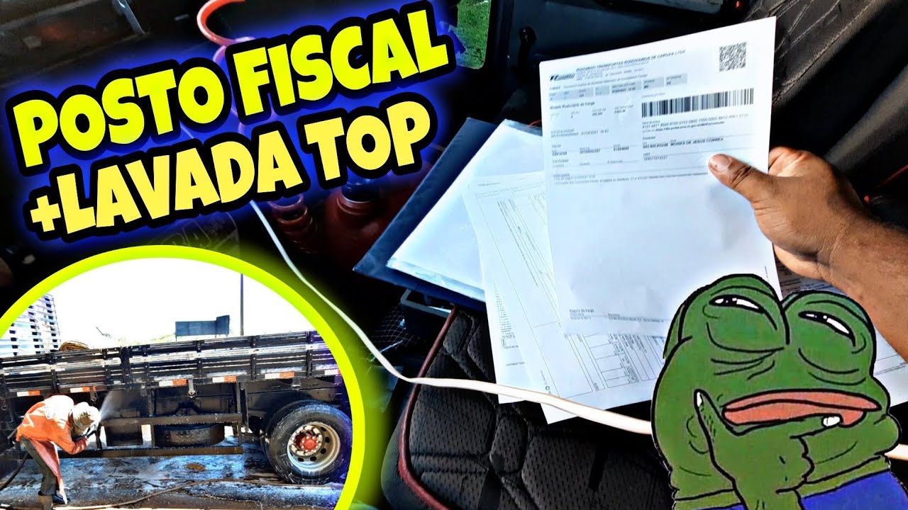 COMO CARIMBA NOTA NO POSTO FISCAL + LAVANDO O CAMINH&Atilde;O