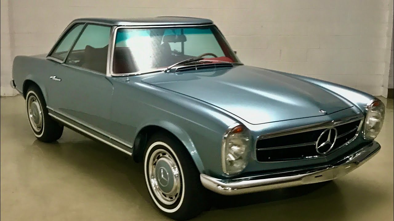 1969 Mercedes W113 280sl back in for services. We restored this car 10 years ago. #slrestorer #w113