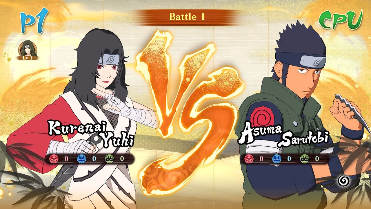 Kurenai vs Asuma - Naruto X Boruto Ultimate Ninja Storm Connections