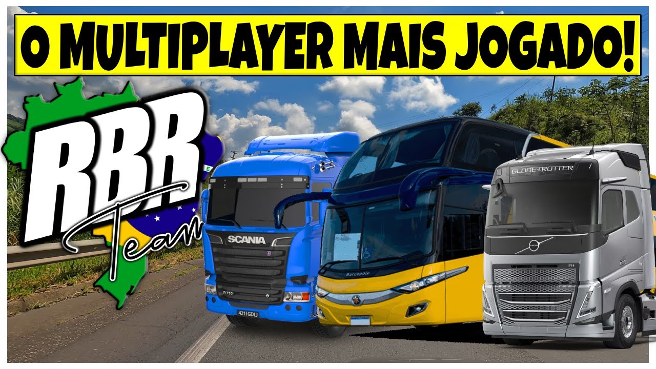 Como JOGAR ONLINE no SERVIDOR do MAPA RBR no Euro Truck Simulator 2