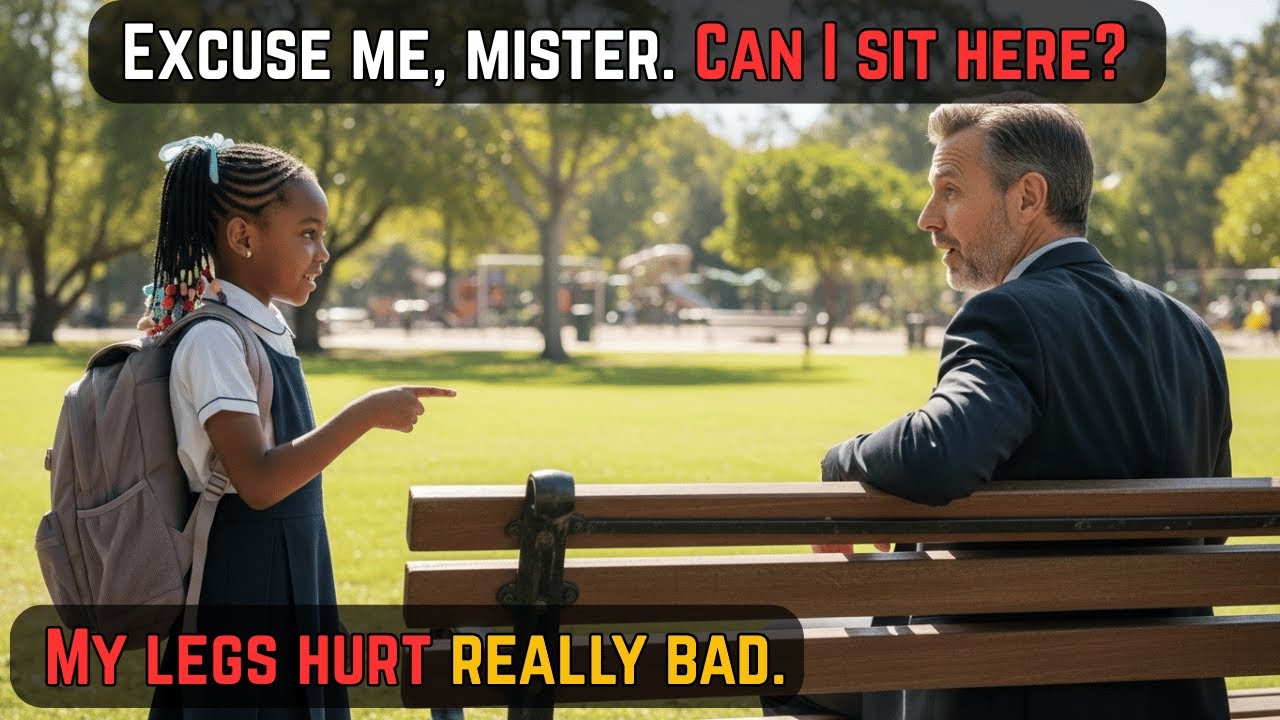 “Can I Sit Here? A Tired Little Girl Asked the Stranger—He Turned Out to Be a Infertile Widowed