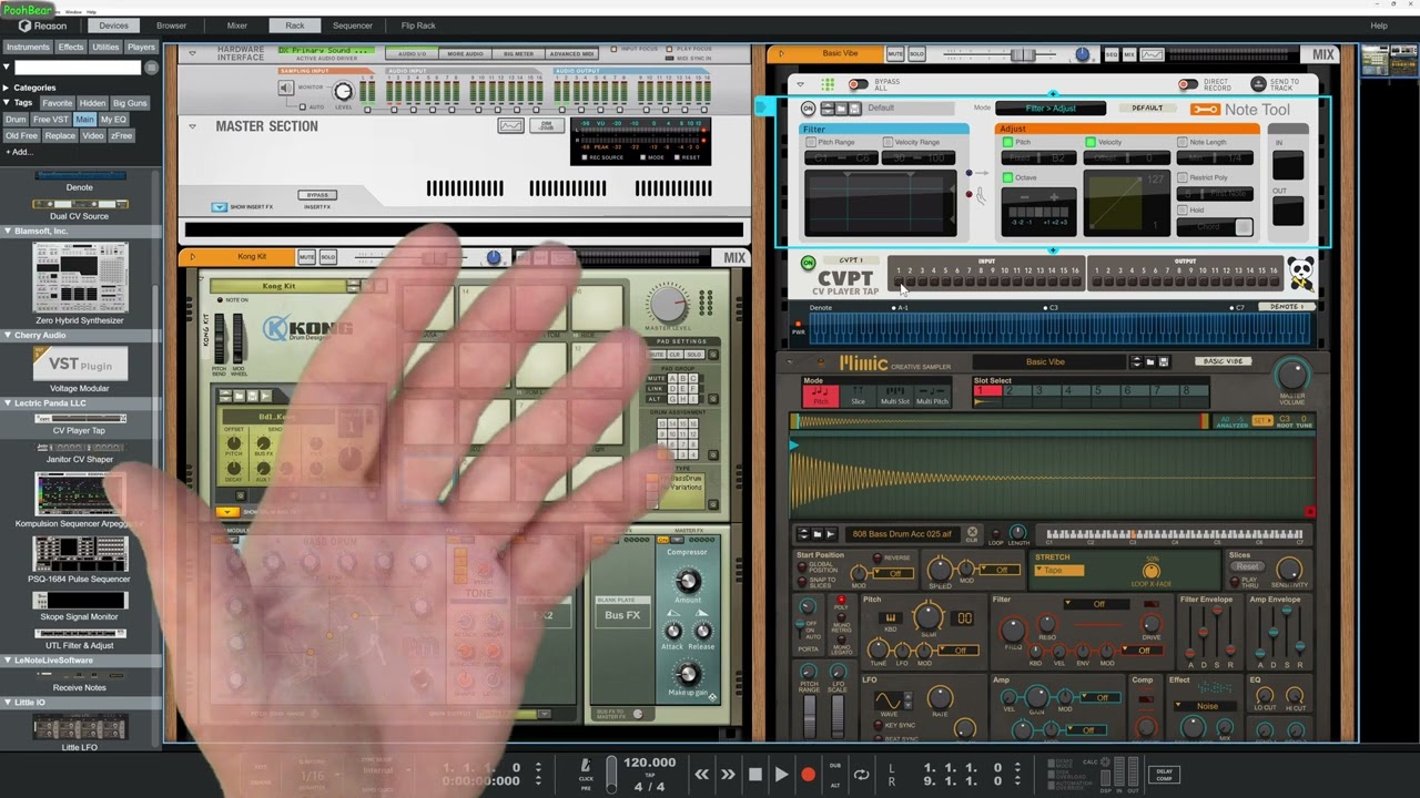 Beginners guide to use a pad from Kong to drive another instrument