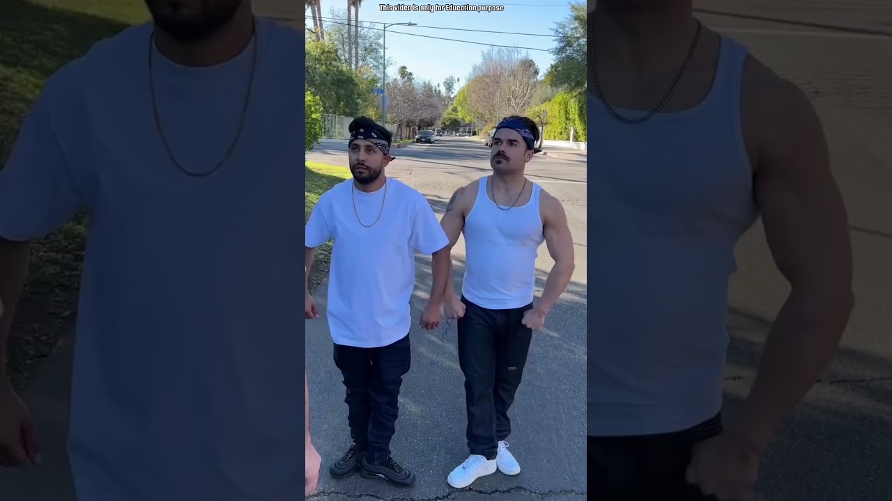 Well-bred boy accidentally collides with a seven-foot-tall man 😲