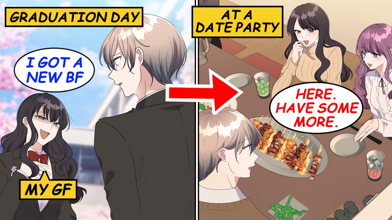 My girlfriend dumped me on graduation day. “I got a new BF.” A month later...!? [Manga]