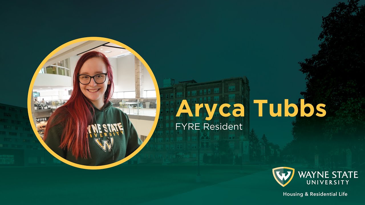 Aryca Tubbs, resident of Chatsworth Suites, Wayne State University Housing
