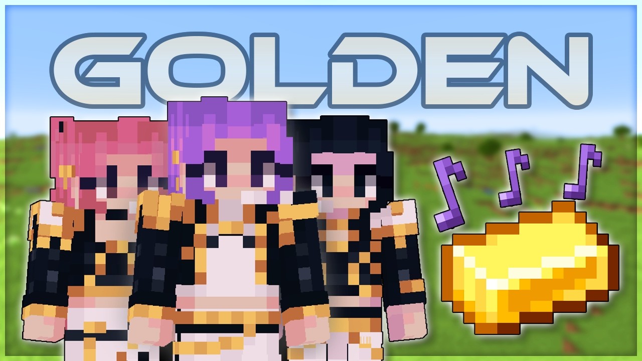Золотой от HUNTR/X, но с Minecraft Gold и зомби-шумами