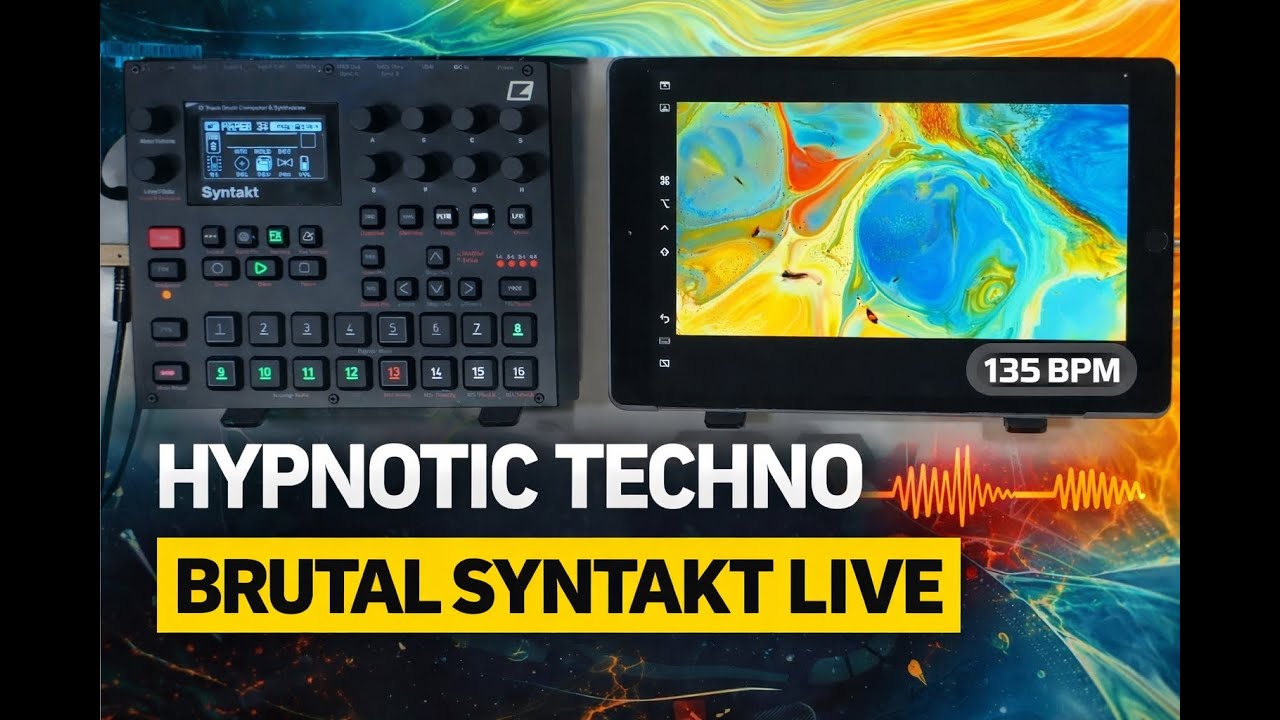 ENEME – Paper 33 – Syntakt hypnotic techno jam live
