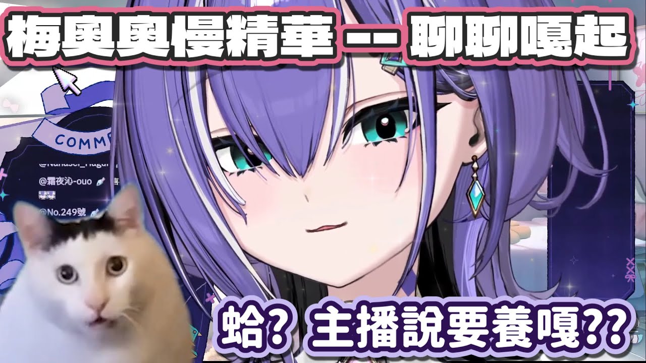 【梅奧奧精華】聊聊ガチ 🟪 ♦️ 認真的主播與認真的觀眾 #Meouo #vtuber