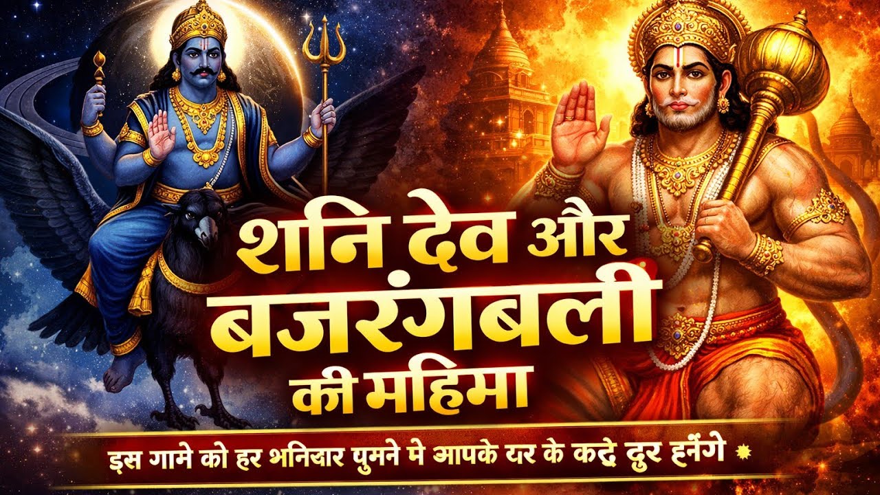 शनि देव और बजरंगबली की महिमा | शनिवार स्पेशल भजन | शनि देव और बजरंगबली का चमत्कारी भजन