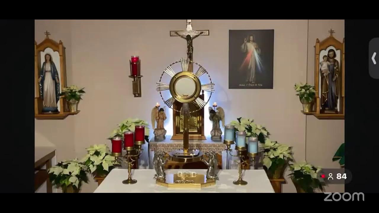 Adoration, Divine Mercy (Reflection on Diary 13-Sr Faustina) & Mother of Perpetual Help Chaplet