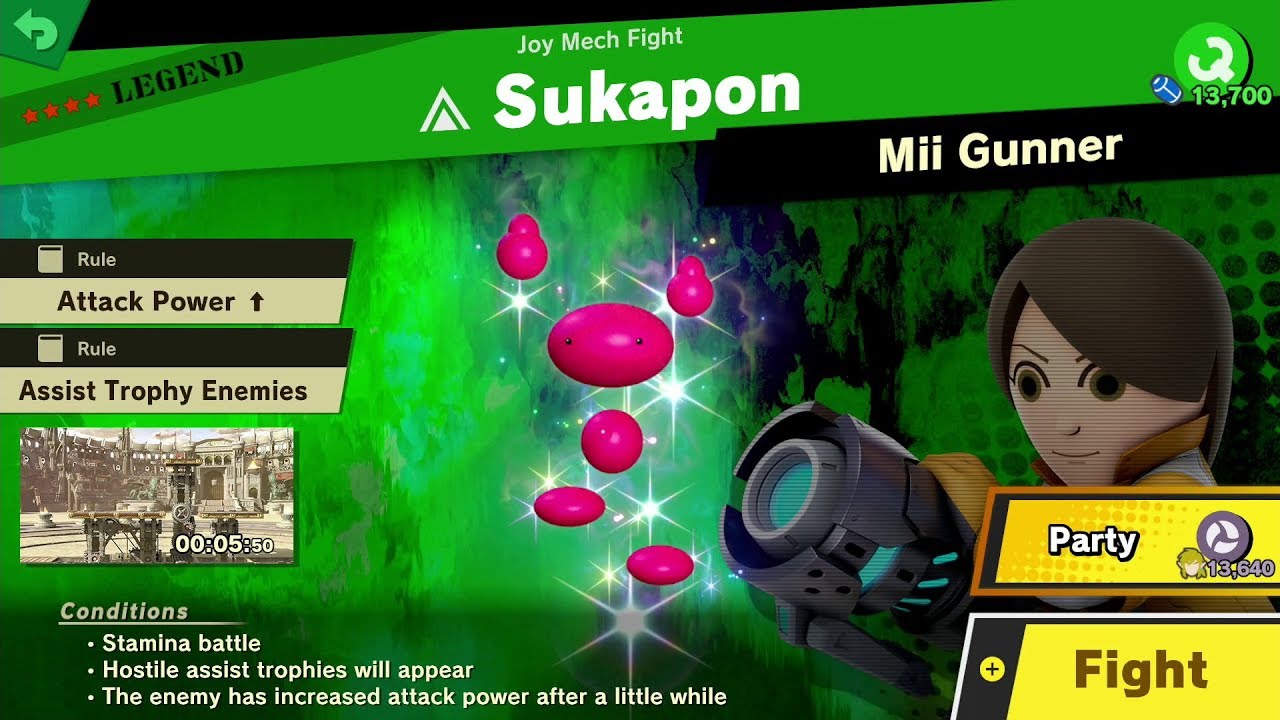 1140. Sukapon - Fair Spirit Battle - Super Smash Bros. Ultimate