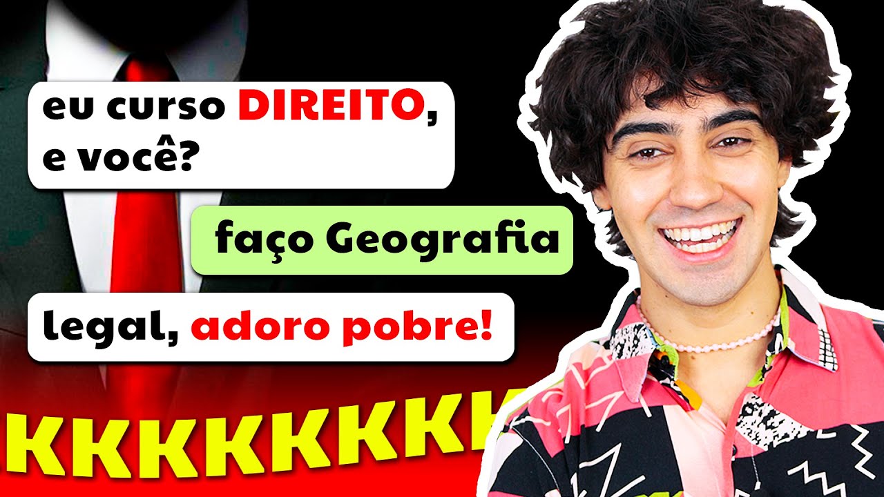 O ESTUDANTE DE DIREITO PRECISA SER PARADO (por favor não me processem)
