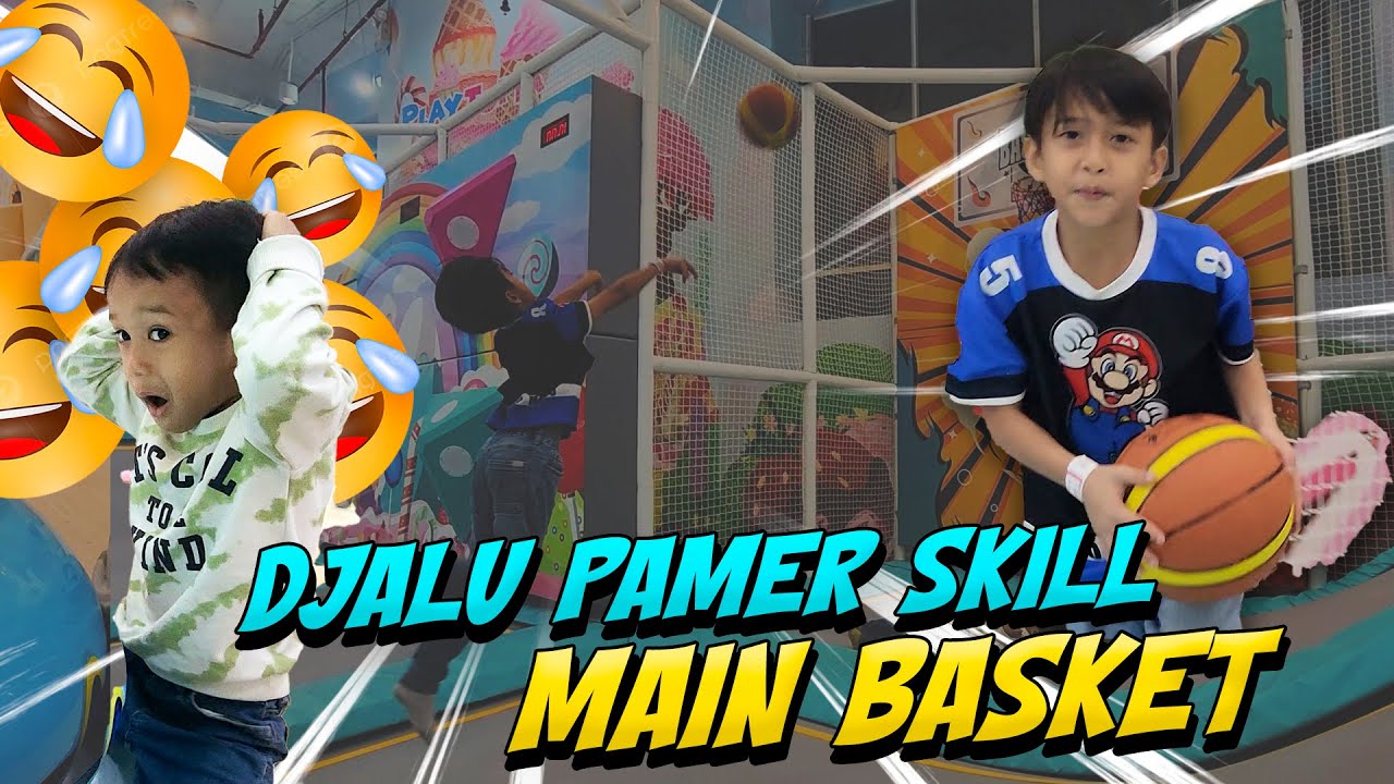 BIKIN DZAKY MELONGO..!! DJALU TUNJUKIN SKILL MAIN BASKET..!!