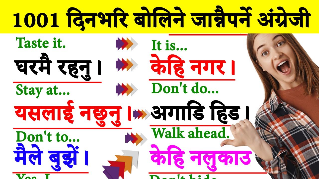 Fluent Conversation Practice | Nepali to English Speaking with Sentences Meanings | Sleeping English