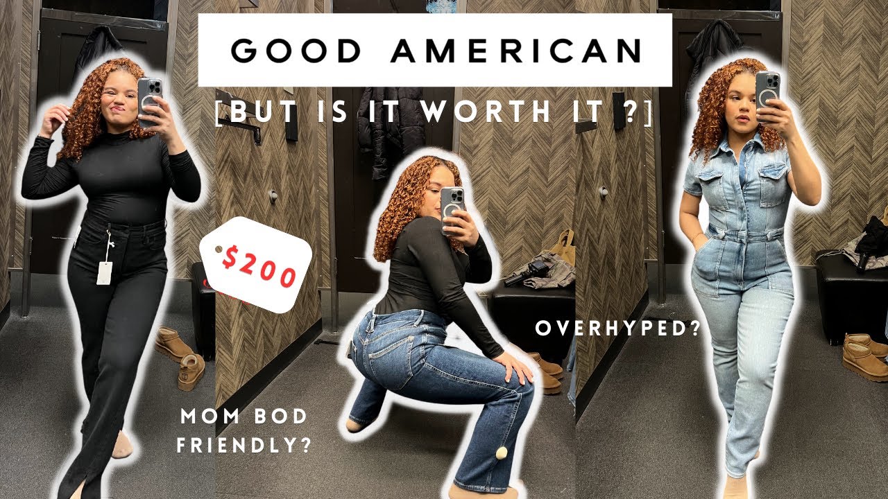 Я попробовал больше джинсов GOOD AMERICAN, так что вам не придется... | Честный обзор 2024 года +...