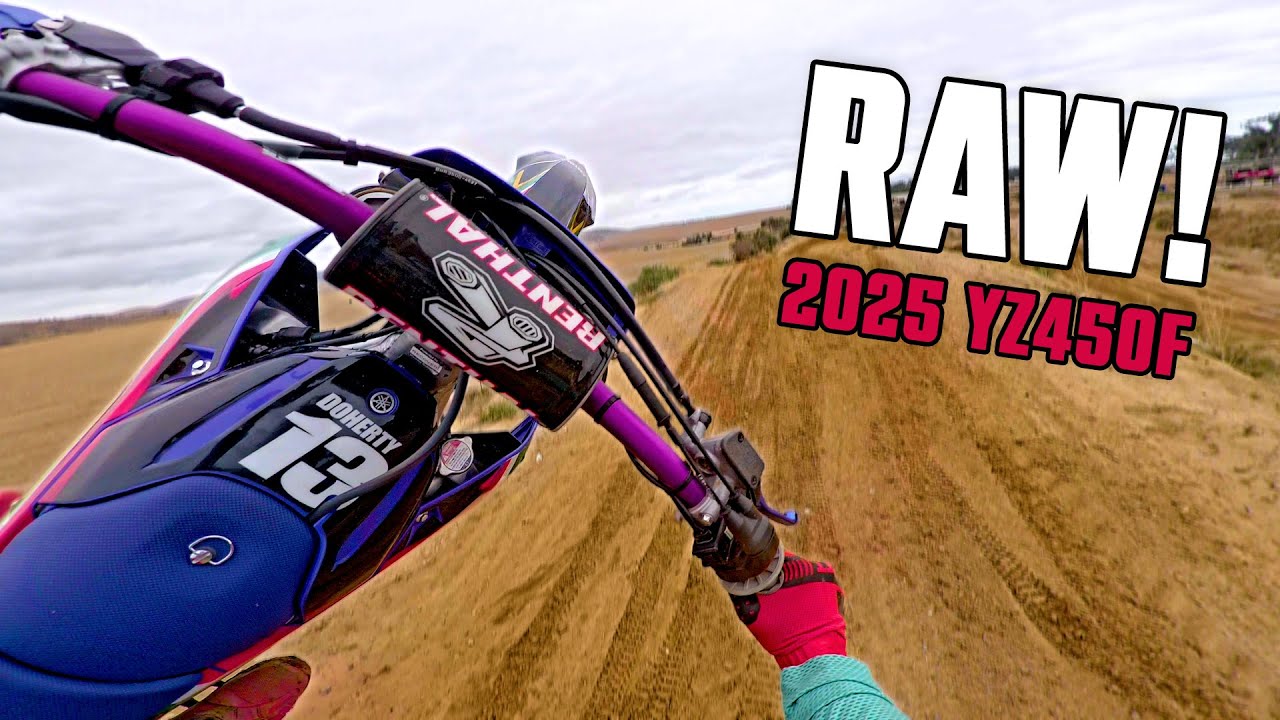 *RAW POV* Riding My 2025 Yamaha YZ450F
