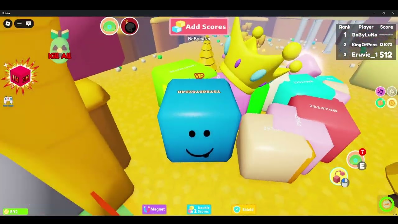 HUGE size in Worm 2048 !