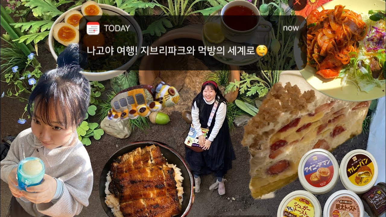 [VLOG] 갈테야 갈테야 나고야로 갈테야 (히츠마부시 하나오카/타이완마제소바 하나비/킷사텐 해피엔드/지브리파크/칼디쇼핑)
