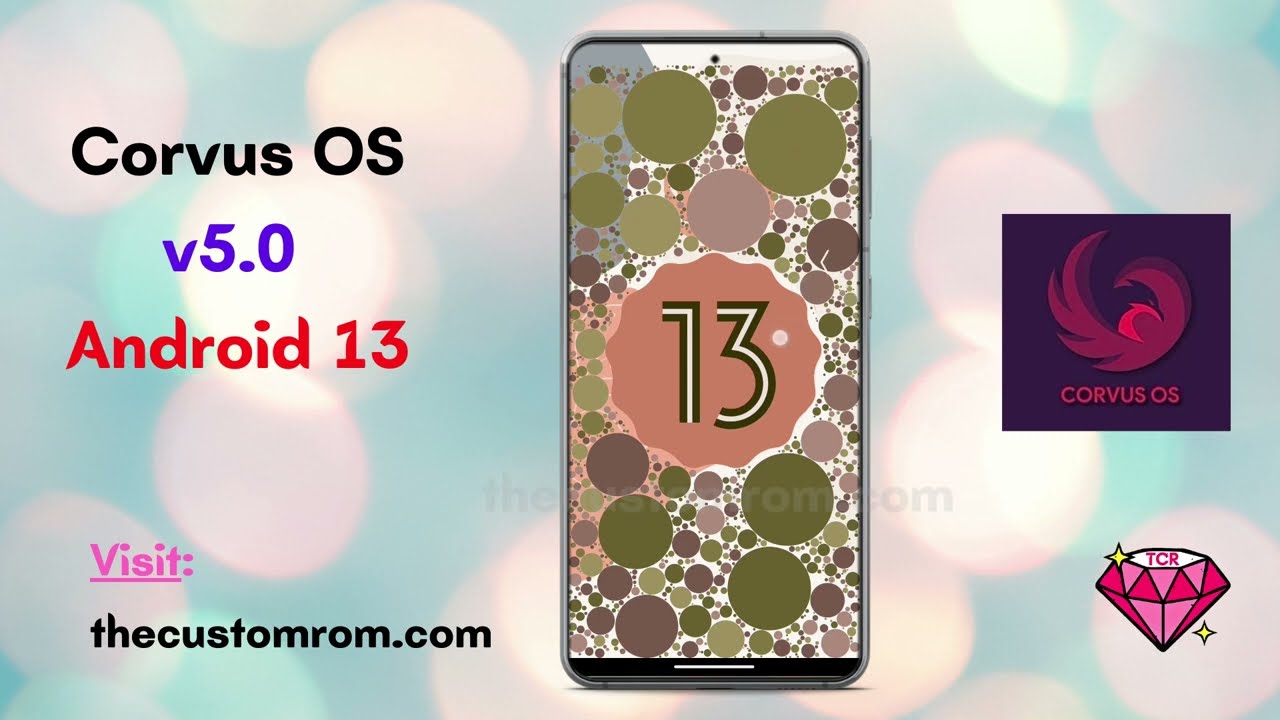 Corvus OS 5.0 Official with Android 13 | Custom Rom