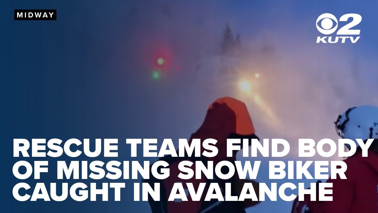 Rescue teams find body of missing snow biker caught in Wasatch County avalanche