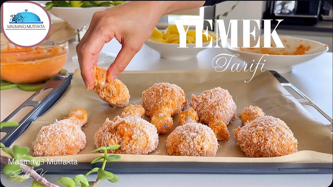 SIRRI KARBONAT📍DIŞI ÇITIR İÇİ NEMLİ TAVUK BAGET & DİLİM PATATES Tarifi📍Muhteşem👌