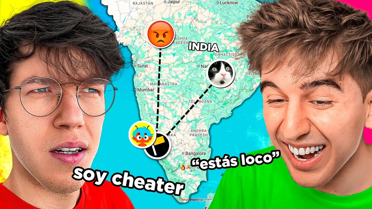 el nivel de gameplay de este video no tiene&nbsp;sentido - Geoguessr 2vs2 competitivo