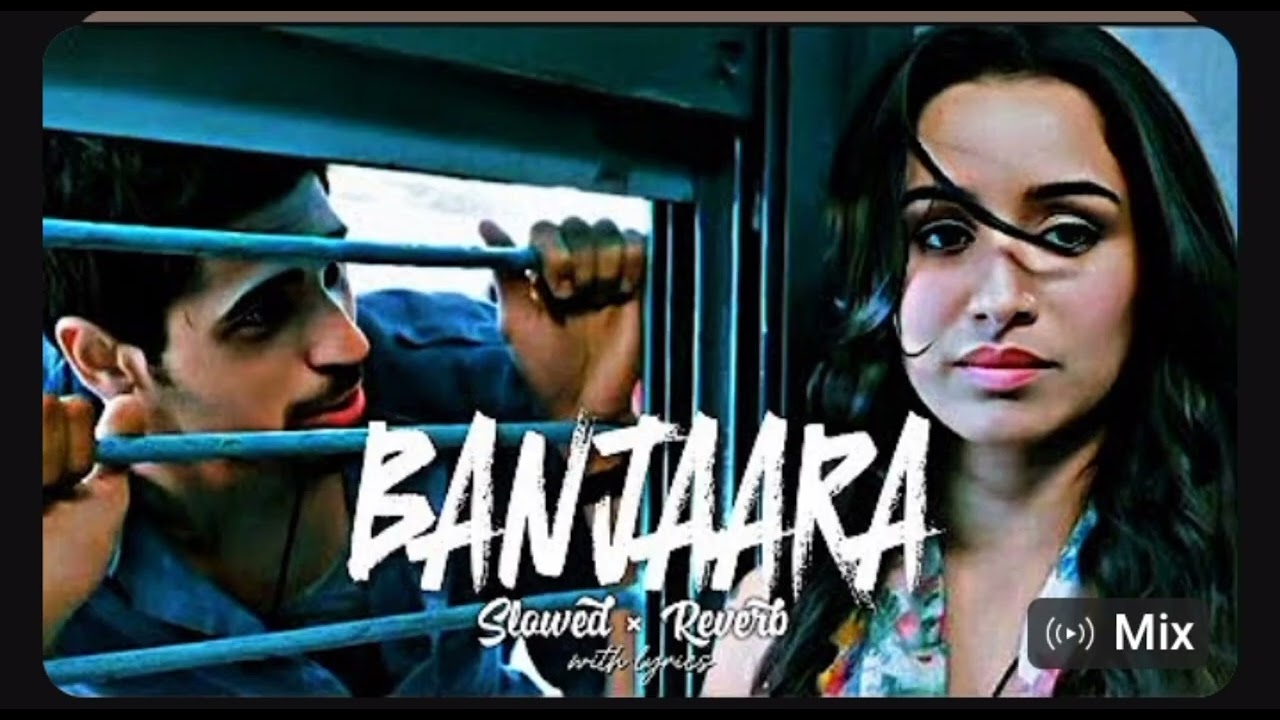 BANJARA ❤️(Slowed+Reverb+Lyrics)!EK VILLAIN!!! BANJARA SLOWED LYRIC VIDEO