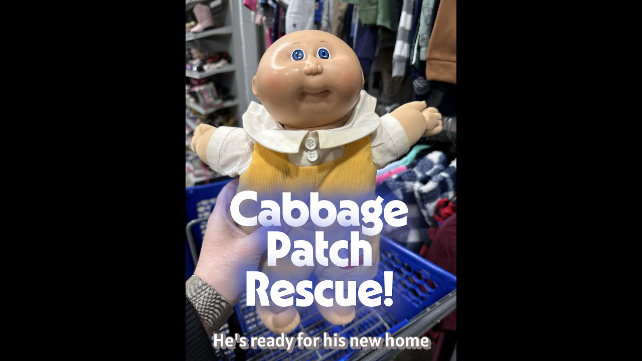 A 1985 Cabbage Patch Rescue mission, from the thrift store to full restoration!