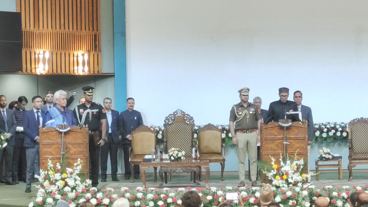 Omar Abdullah takes oath as J&K CM