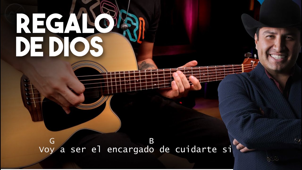 Regalo de Dios - Julión Álvarez GUITARRA ACORDES + REQUINTO COVER | Christianvib