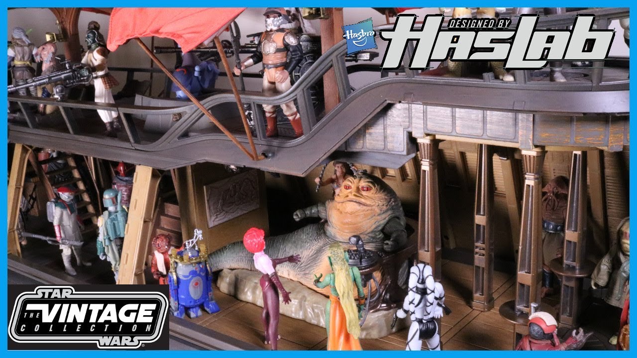 Обзор игрушечного транспортного набора Haslab Star Wars The Vintage Collection «Парусная баржа Дж...