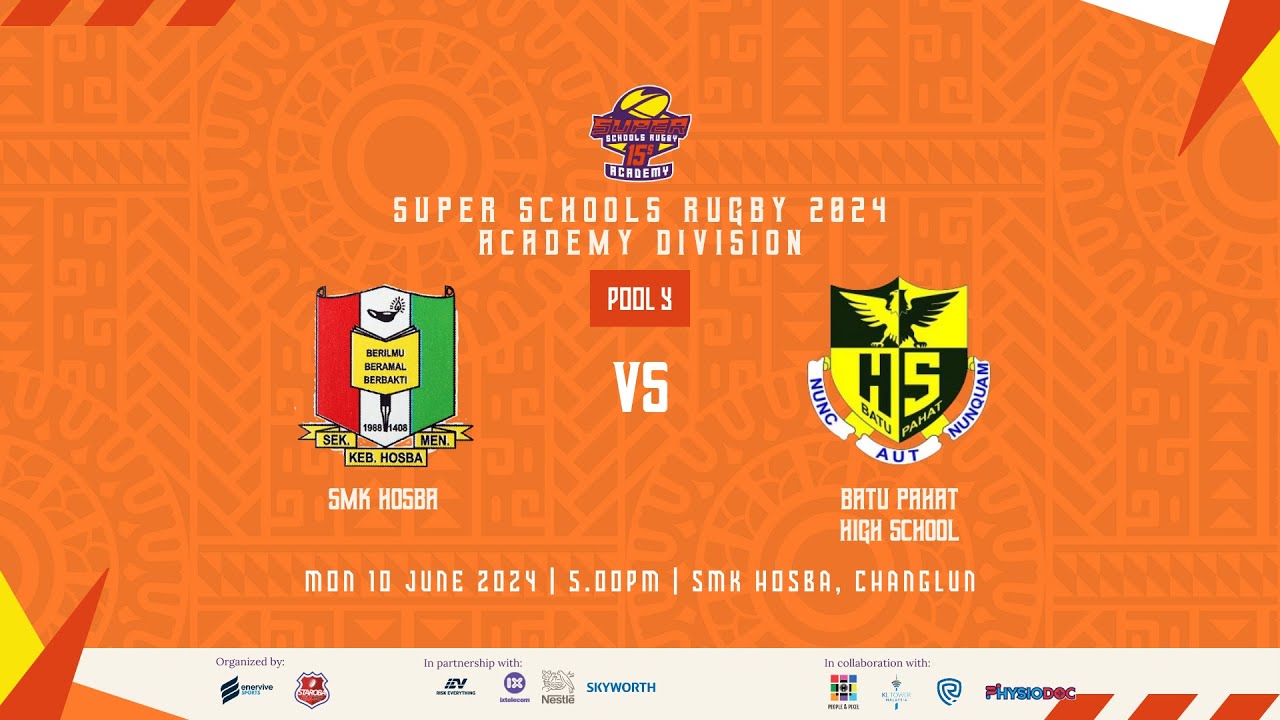 SMK Hosba vs High School Batu Pahat (HSBP) | 8 - 19 #ssr