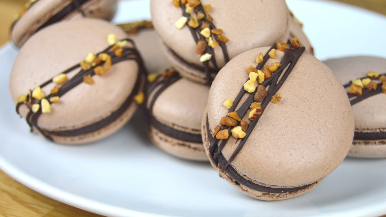 Macarons au chocolat
