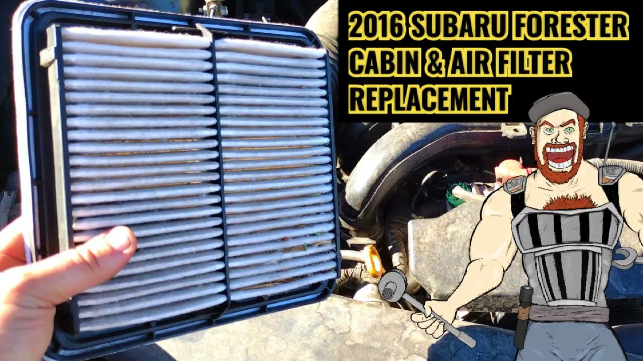 2014 - 2018 SUBARU FORESTER AIR FILTER & CABIN FILTER REPLACEMENT TUTORIAL 2014 2015 2016 2017 2018
