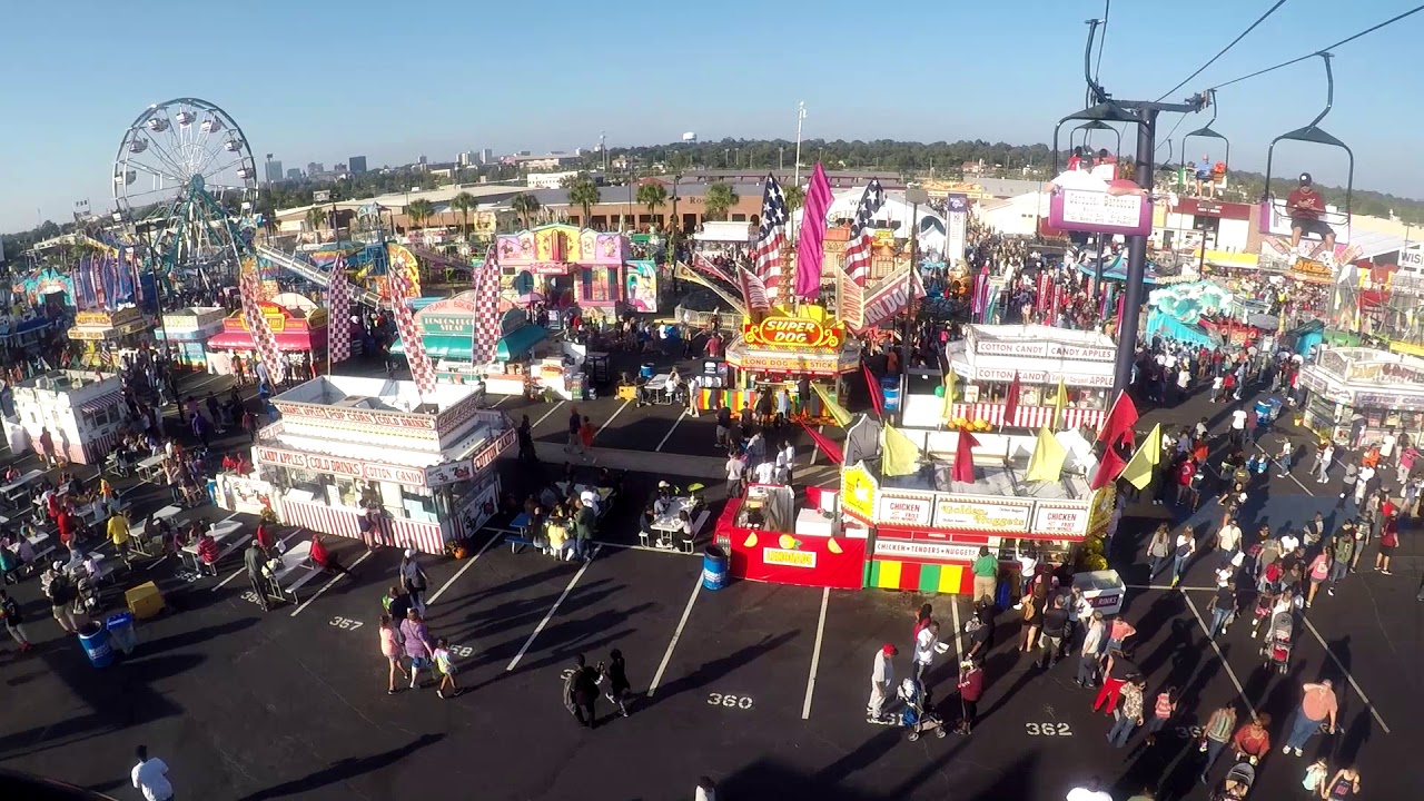 Sky Ride at SC State Fair on-ride POV